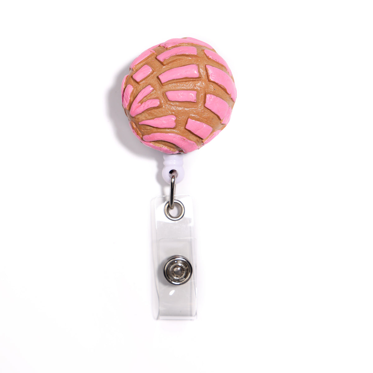 Badge Reel Handmade Pink Concha – Me vale creations