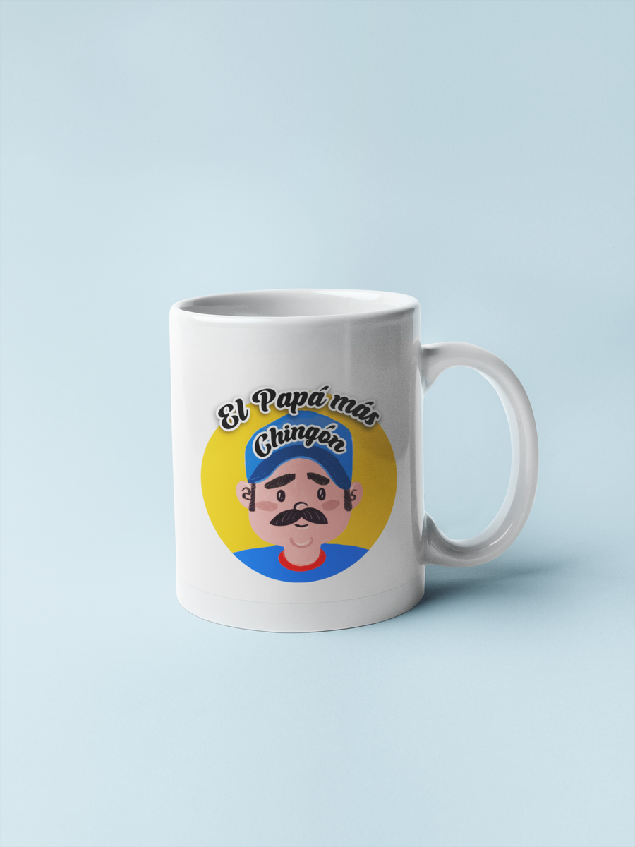 El Papa mas Chingon Mug Hot Drink Cup 11oz Mug Coffee drink mug taza Father