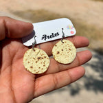 Handmade Tortilla Earrings – With or Without Butter