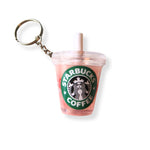 Venti pink drink keychain handmade