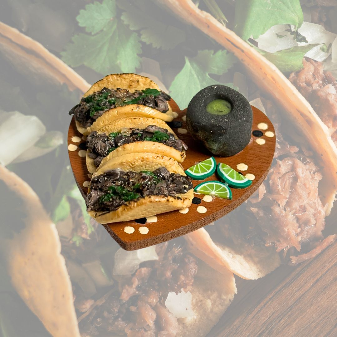 Heart 3pc street taco Magnet