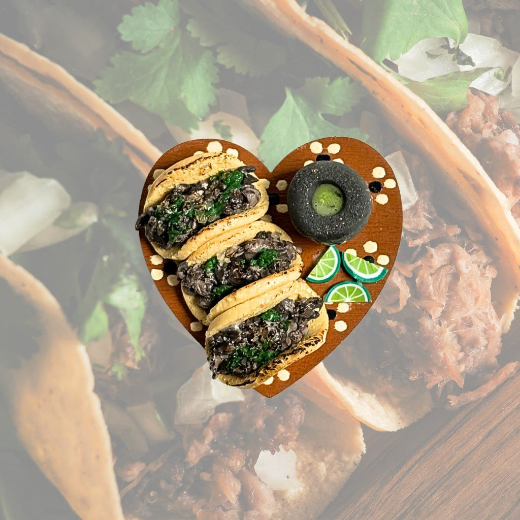Heart 3pc street taco Magnet