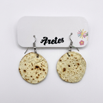Handmade Tortilla Earrings – With or Without Butter