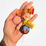 Mexi Candy & Snacks 7-Piece Keychain / Bag Charm