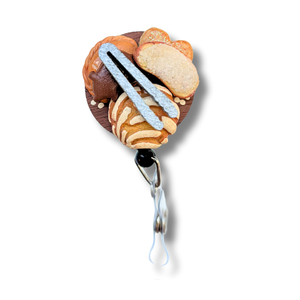 Pan Dulce Tray with Tongs Badge Reel