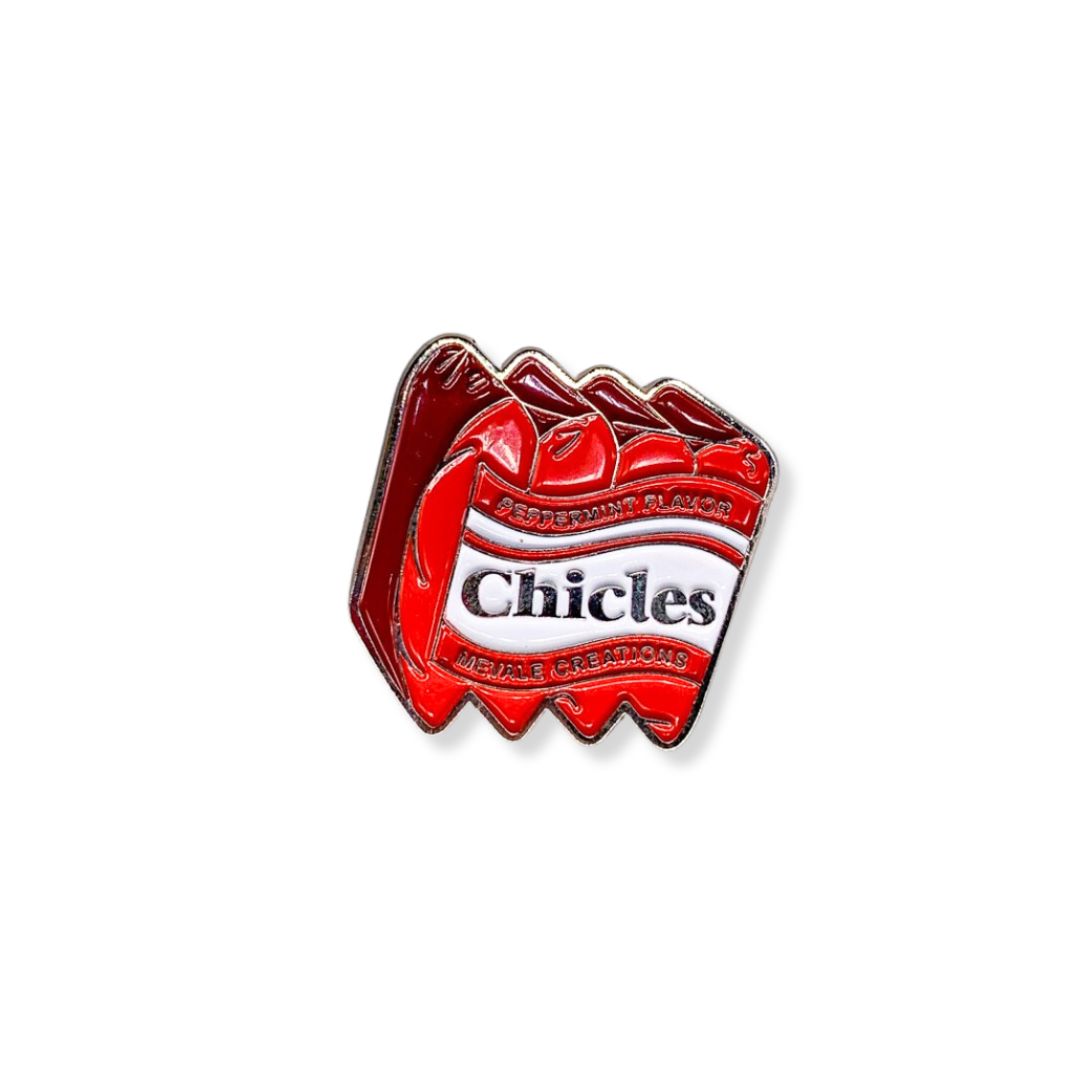 Enamel pin Red Chicles
