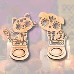 Pet Memorial Day of the Dead Candle Holder