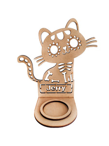 Pet Memorial Day of the Dead Candle Holder