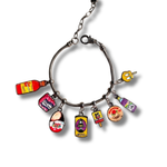 8-Piece Mexican Snacks & Nostalgia Charm Bracelet