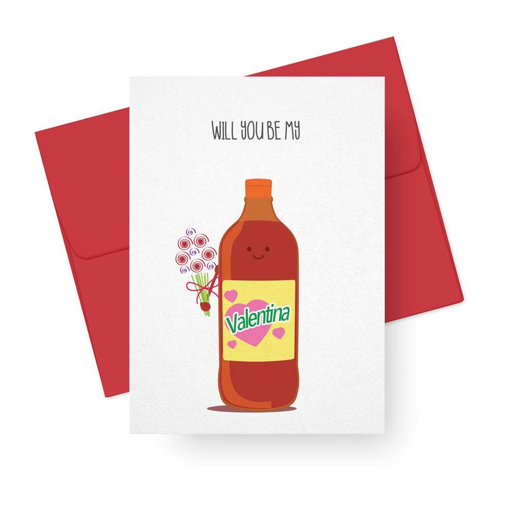 Will You Be My Valentina card
