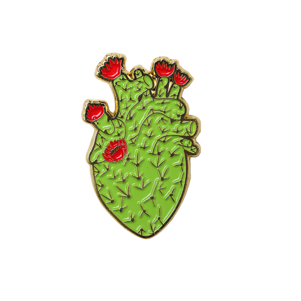 Enamel pin  Cactus heart