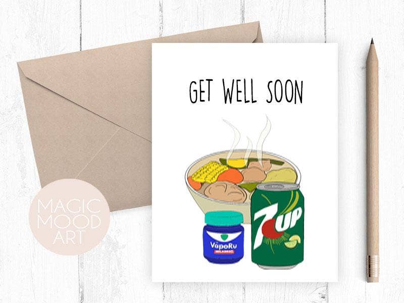 Get Well Soon Card (Spanish) - Spanish Greeting Card