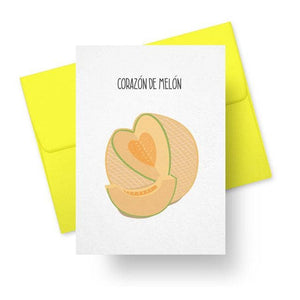 Corazón de melón card