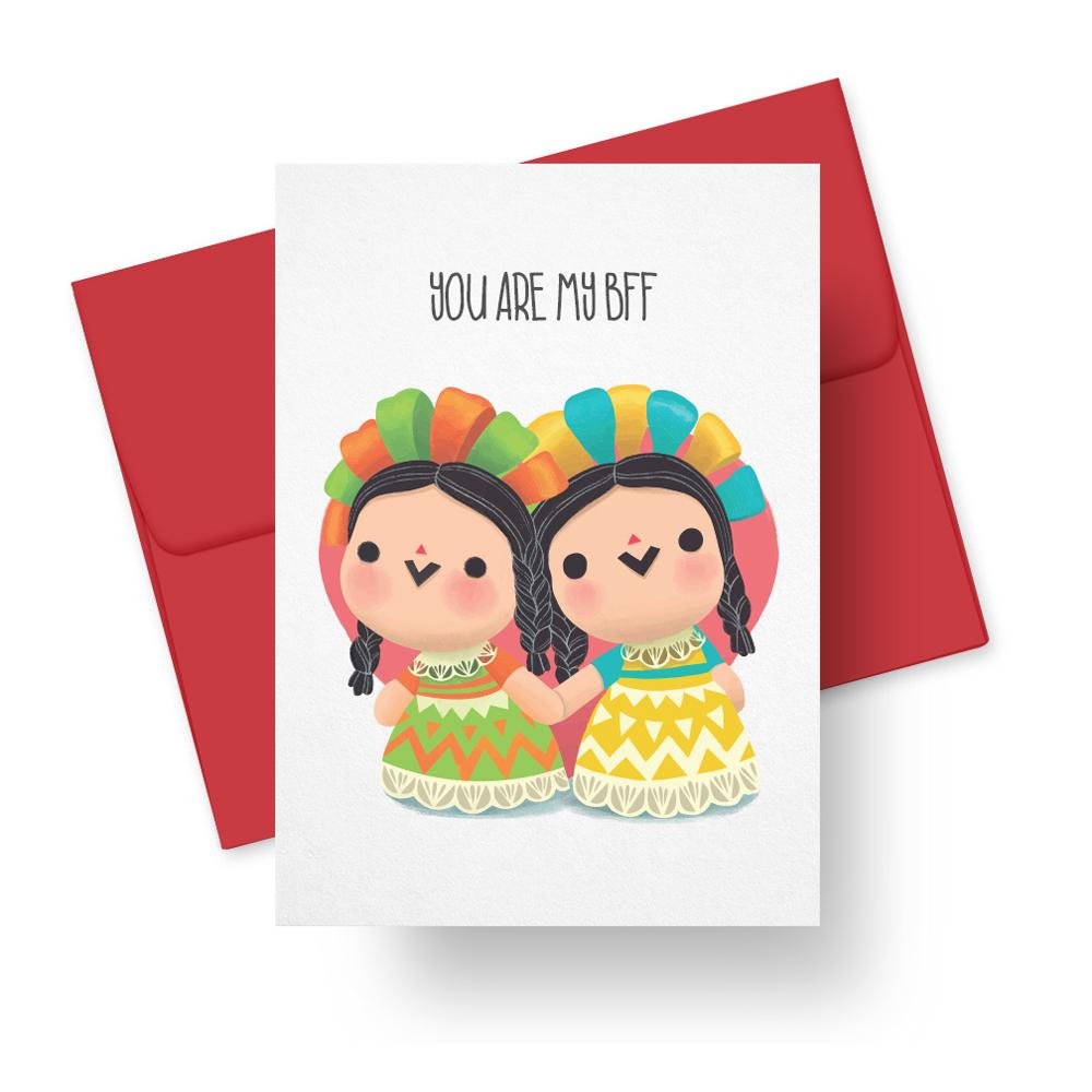 You are my BFF card