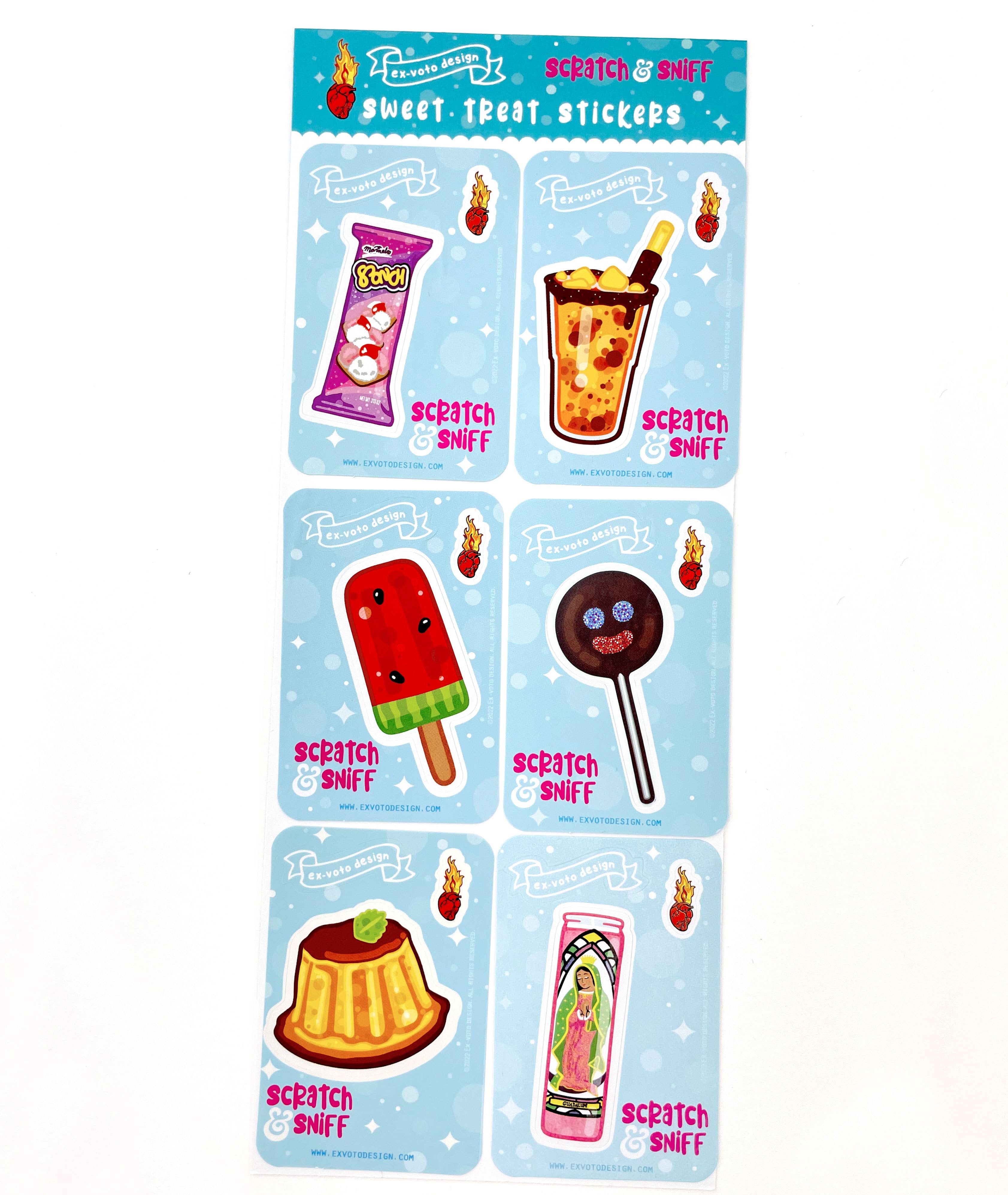 SCRATCH & SNIFF Sweet Sticker Pack