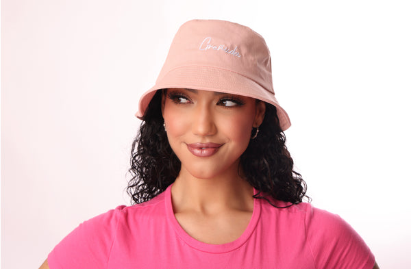 Hot Pink Faux Fur Bucket Hat Accessories Fabulous-Furs