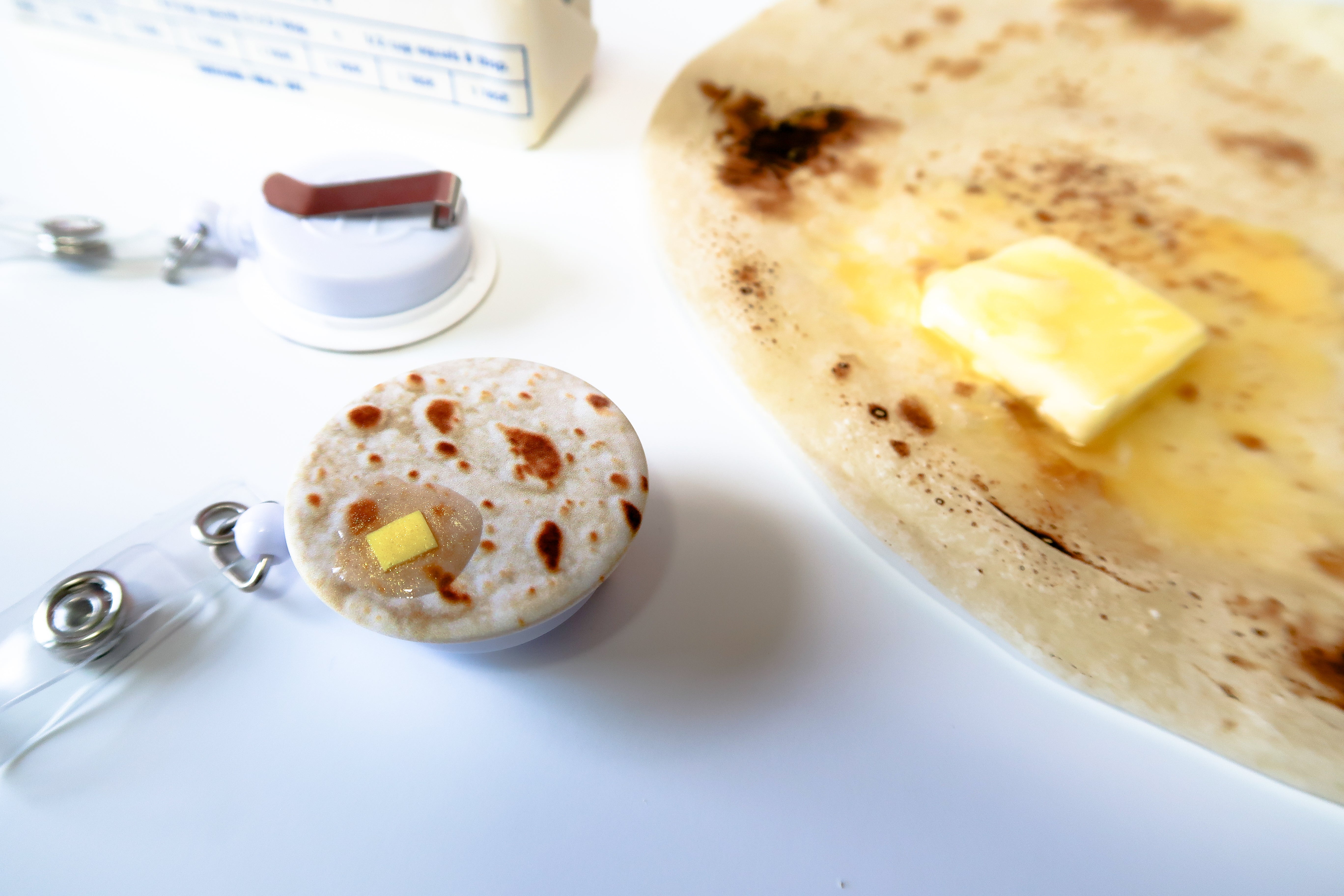 Badge Reel Tortilla w/Butter