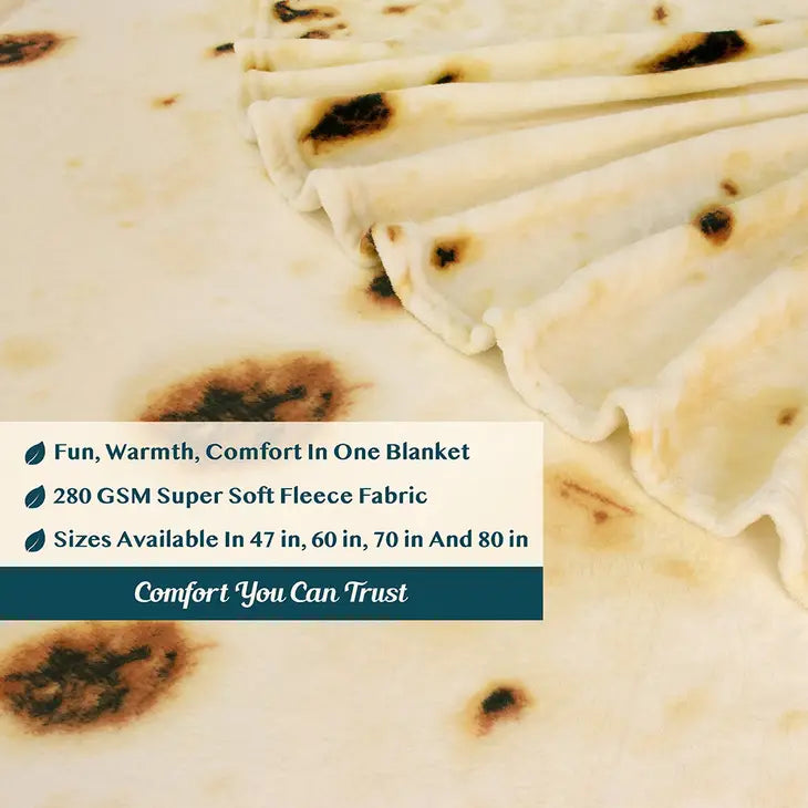 Tortilla Wrap Blanket 60'